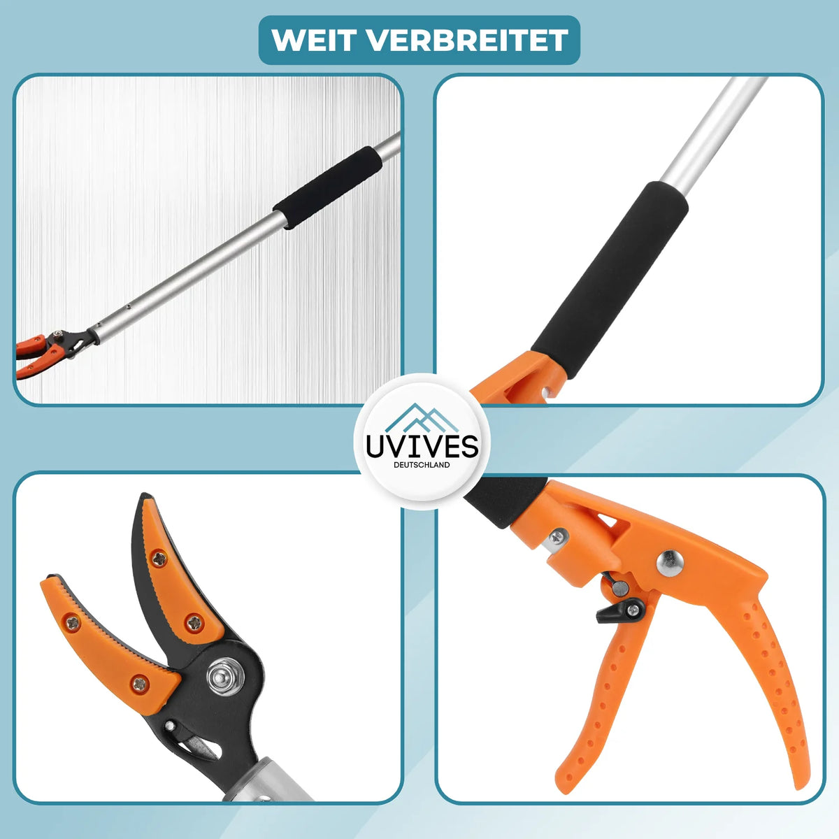 Effortless Trimming Tool for Tall Hedges