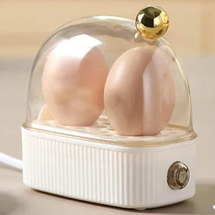 Egg Cooker & Poacher Adjustable Heat Settings 2-Egg Capacity