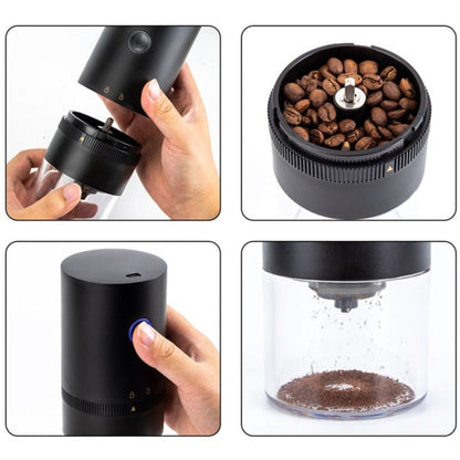 Electric Coffee Grinder USB Rechargeable & Adjustable Grind Size