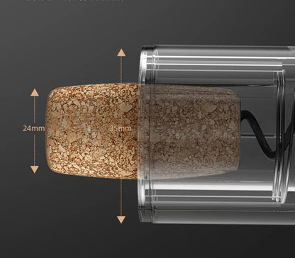 Electric Corkscrew One-Button Cordless Foil Cutter & Stopper
