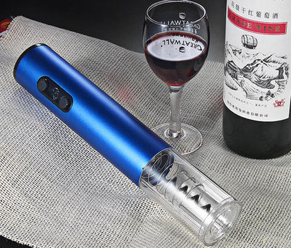Electric Corkscrew One-Button Cordless Foil Cutter & Stopper