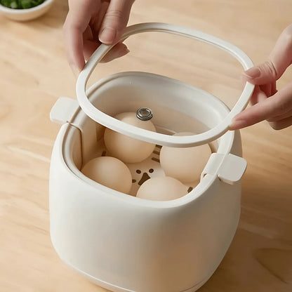 Electric Egg Cooker Compact One-Touch Auto Shut-Off