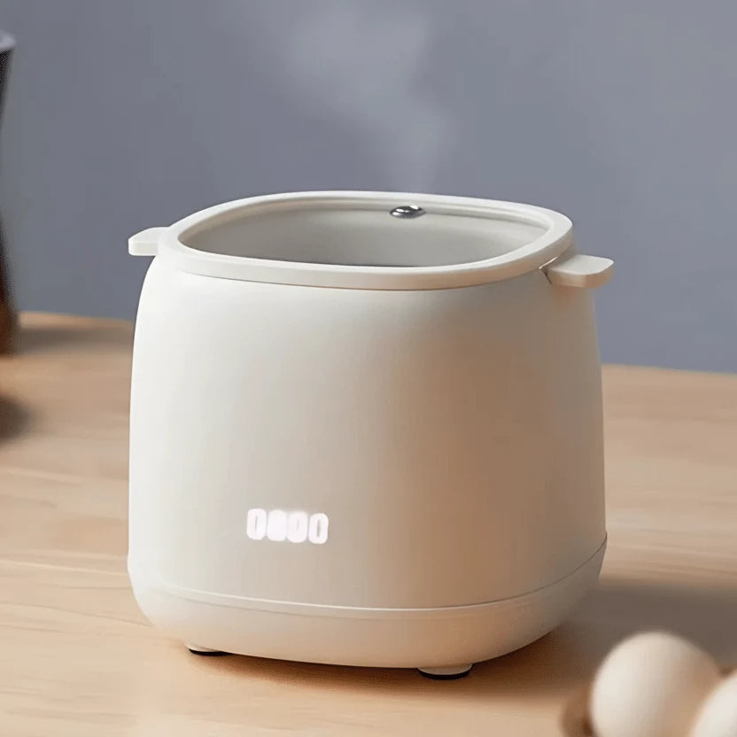 Electric Egg Cooker Compact One-Touch Auto Shut-Off