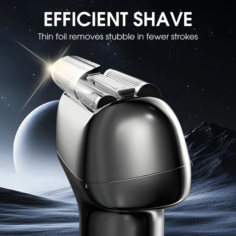 Electric Foil Shaver Waterproof Rechargeable 3 Heads