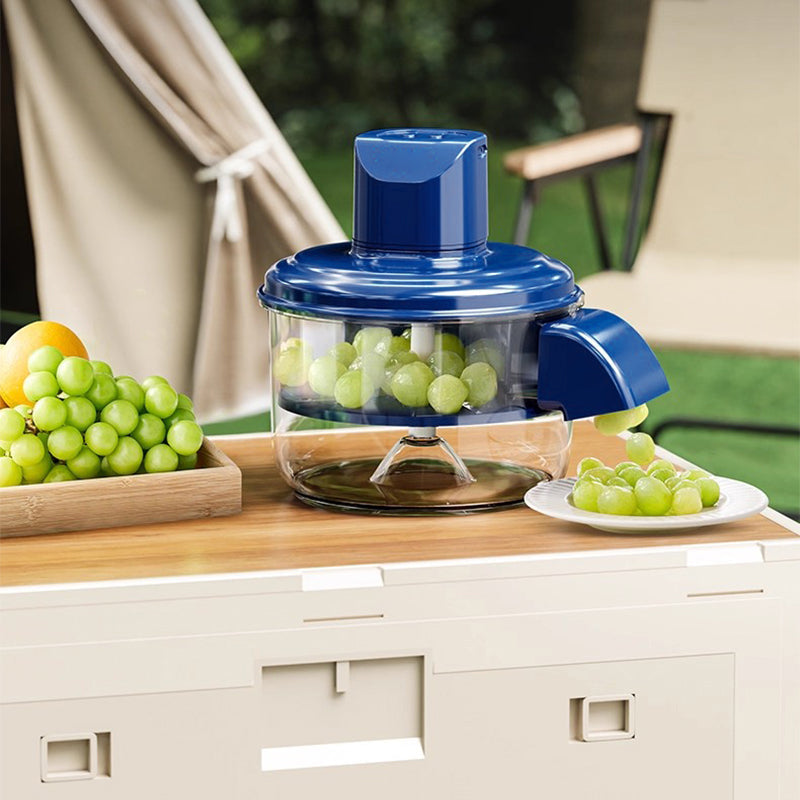Electric Food Chopper Five-Blade Stainless Steel USB Rechargeable