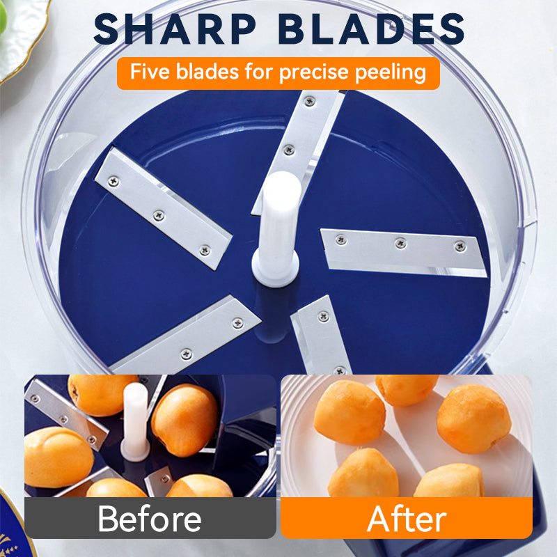 Electric Food Chopper Five-Blade Stainless Steel USB Rechargeable