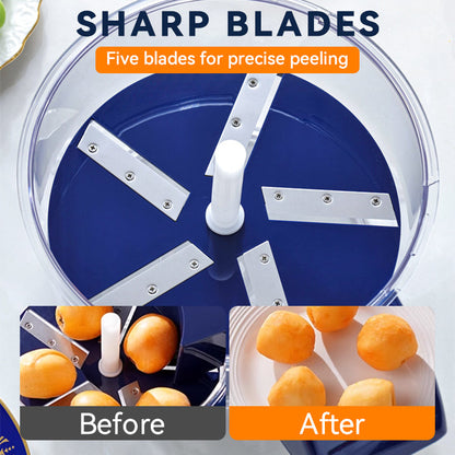 Electric Food Chopper Five-Blade Stainless Steel USB Rechargeable