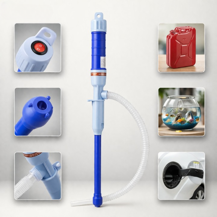 Electric Fuel Pump Gasoline & Diesel Leak-Proof Corrosion-Resistant