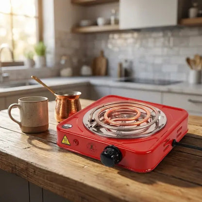 Electric Hot Plate 1000W Fast Heating All-Metal Cookware