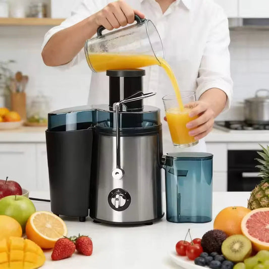 Electric Juicer 400W Large Feed Chute Dishwasher-Safe