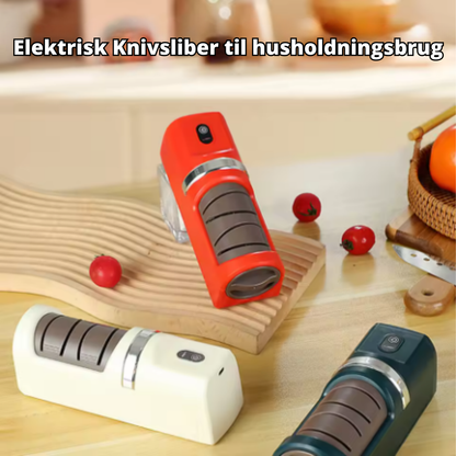 Electric Knife Sharpener USB Rechargeable Coarse & Fine