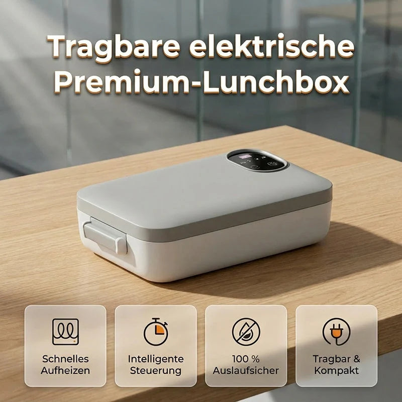 Electric Lunch Box Cordless Self-Heating Stainless Steel Insert