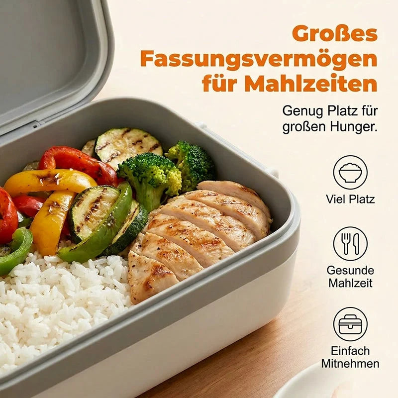 Electric Lunch Box Cordless Self-Heating Stainless Steel Insert
