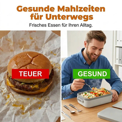 Electric Lunch Box Cordless Self-Heating Stainless Steel Insert