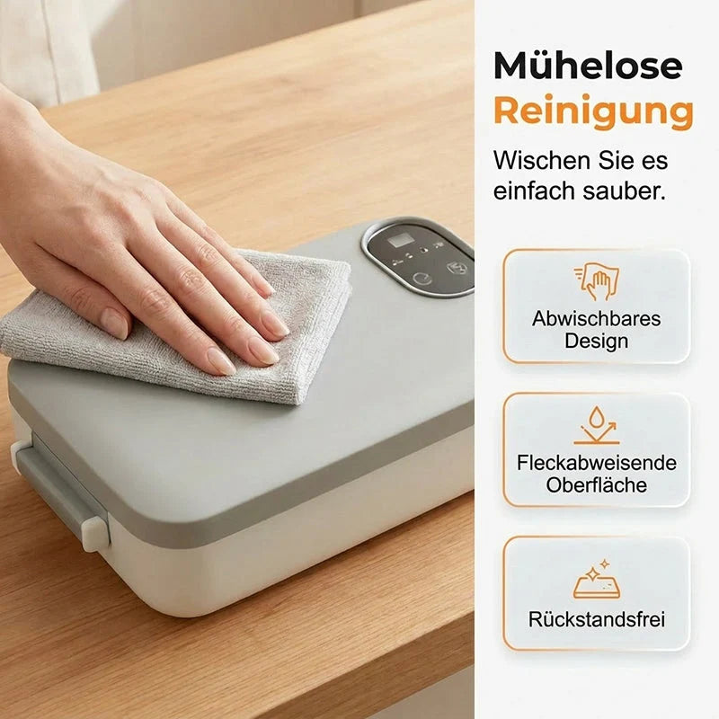 Electric Lunch Box Cordless Self-Heating Stainless Steel Insert