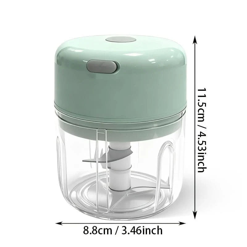 Electric Mini Chopper USB Rechargeable One-Touch