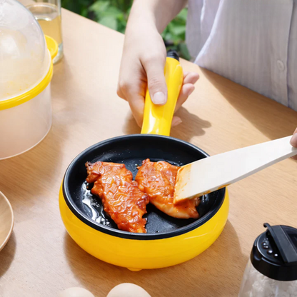 Electric Mini Pan Non-Stick & Fast Heating Auto Shut-Off