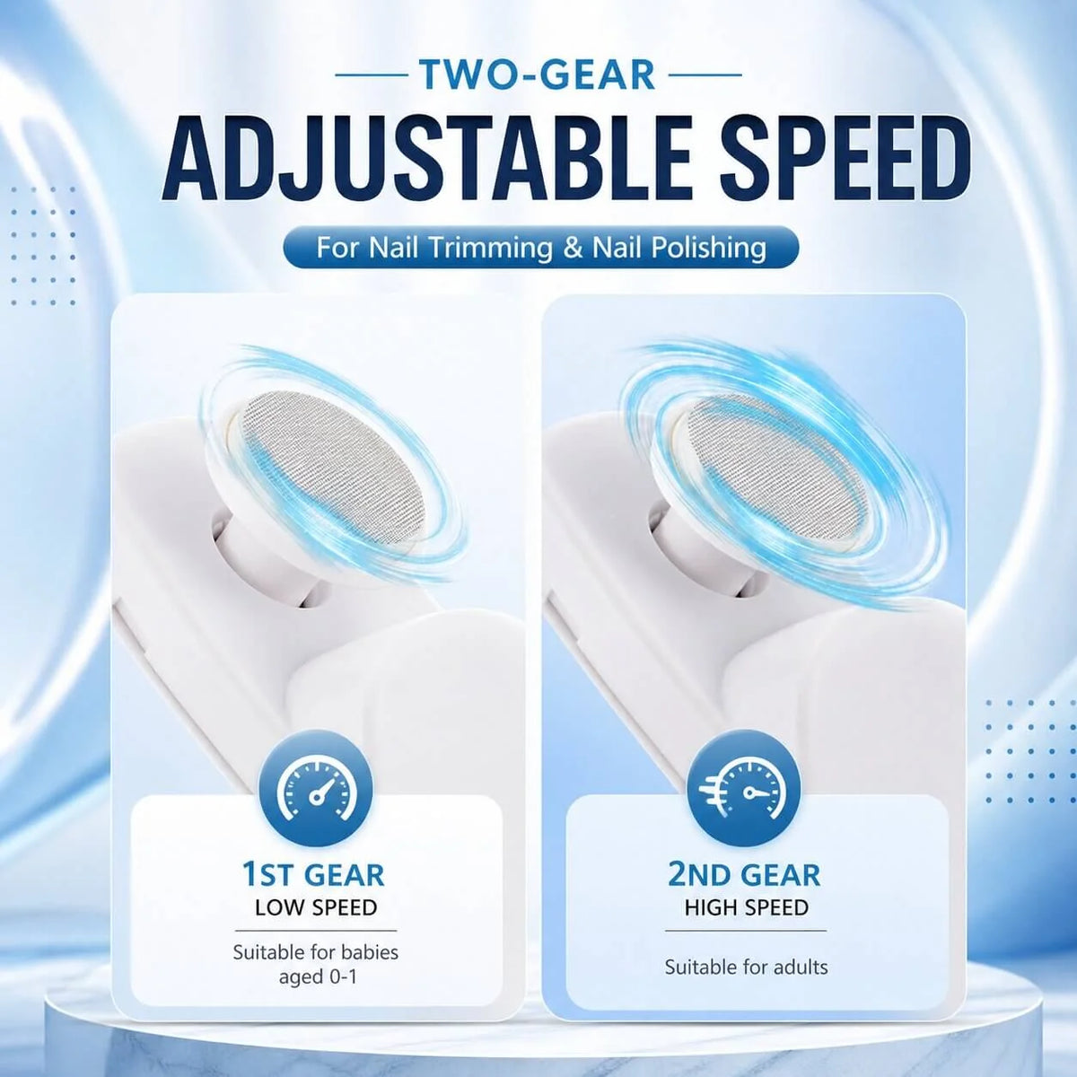 Electric Nail Clipper Automatic Trim & Nano Glass Polisher