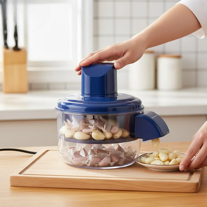 Electric Peeler One-Button USB Rechargeable 5-Blade Stainless Steel