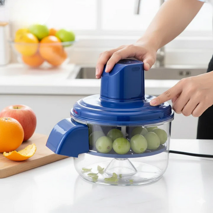 Electric Peeler One-Button USB Rechargeable 5-Blade Stainless Steel