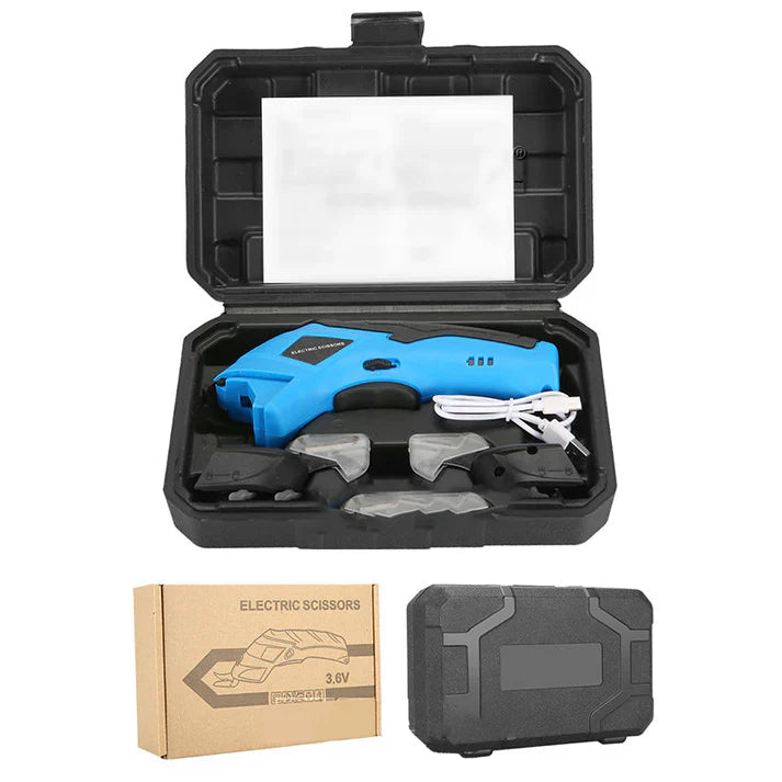 Electric Scissors One-Button Rechargeable Stainless Steel Blades