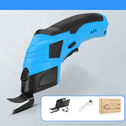 Electric Scissors One-Button Rechargeable Stainless Steel Blades