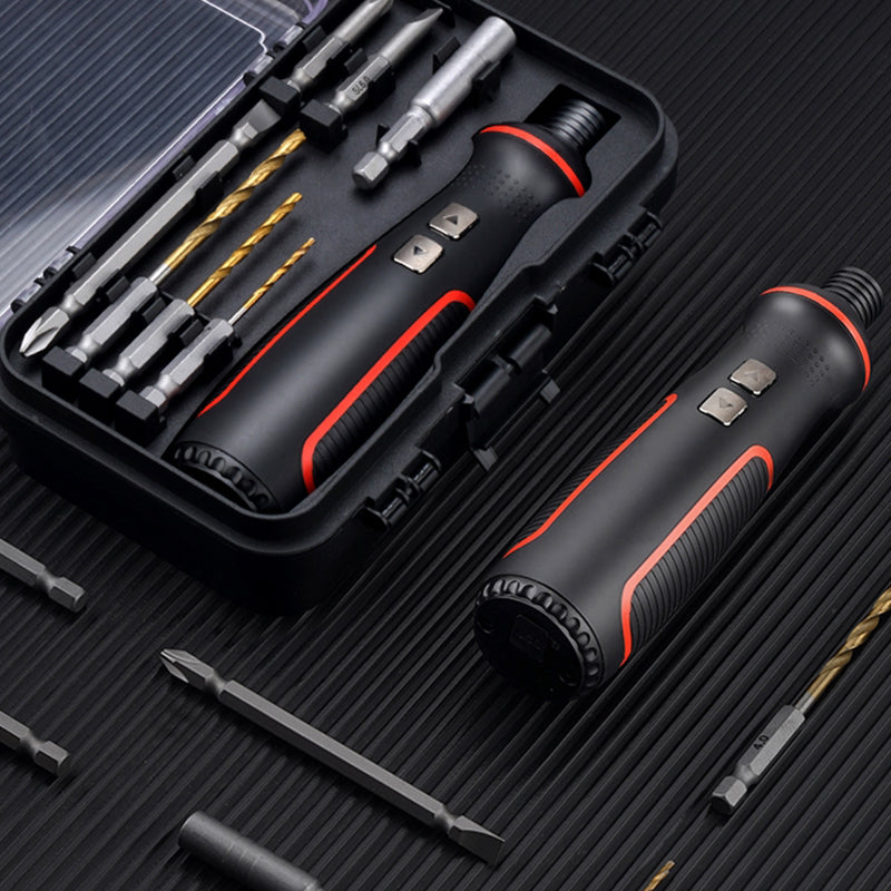 Electric Screwdriver Set Adjustable Speed Built-In LED Cordless