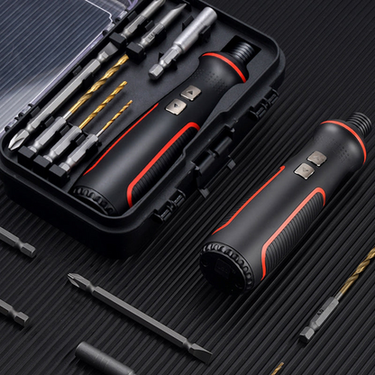 Electric Screwdriver Set Adjustable Speed Built-In LED Cordless
