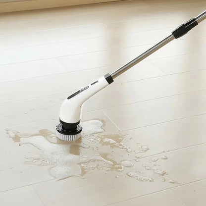 Electric Scrubber Cordless Telescopic Handle & Multiple Heads