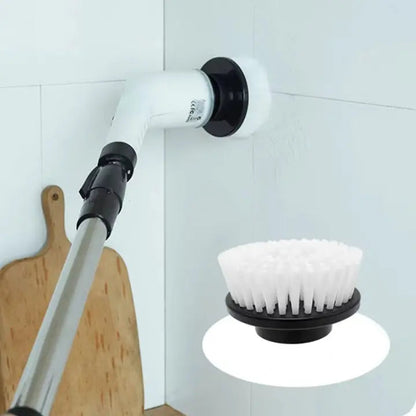 Electric Scrubber Cordless Telescopic Handle & Multiple Heads