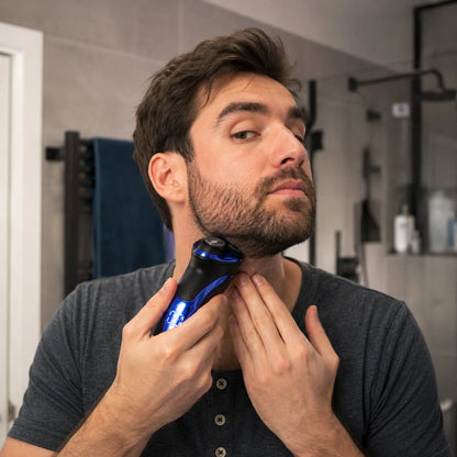 Electric Shaver 3-Head Pivoting Wet & Dry