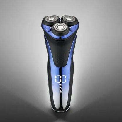 Electric Shaver 3D Flexible Head LED Display