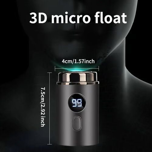Electric Shaver Portable LED Display & USB Charging