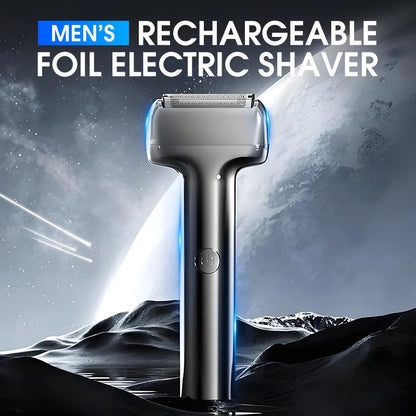Electric Shaver Rechargeable Foil Waterproof Quiet Operation