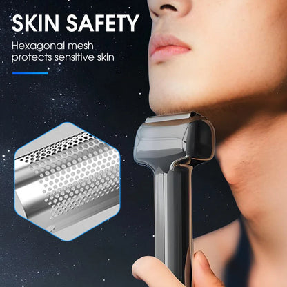 Electric Shaver Rechargeable Foil Waterproof Quiet Operation