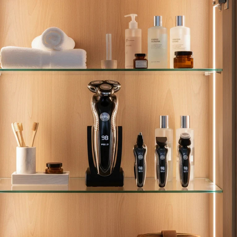 Electric Shaver Waterproof Wet & Dry Rechargeable Cordless