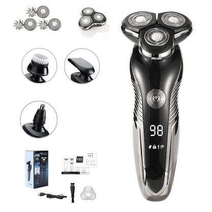 Electric Shaver Waterproof Wet & Dry Rechargeable Cordless