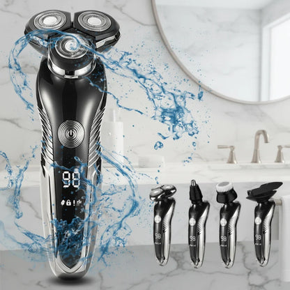 Electric Shaver Waterproof Wet & Dry Rechargeable Cordless