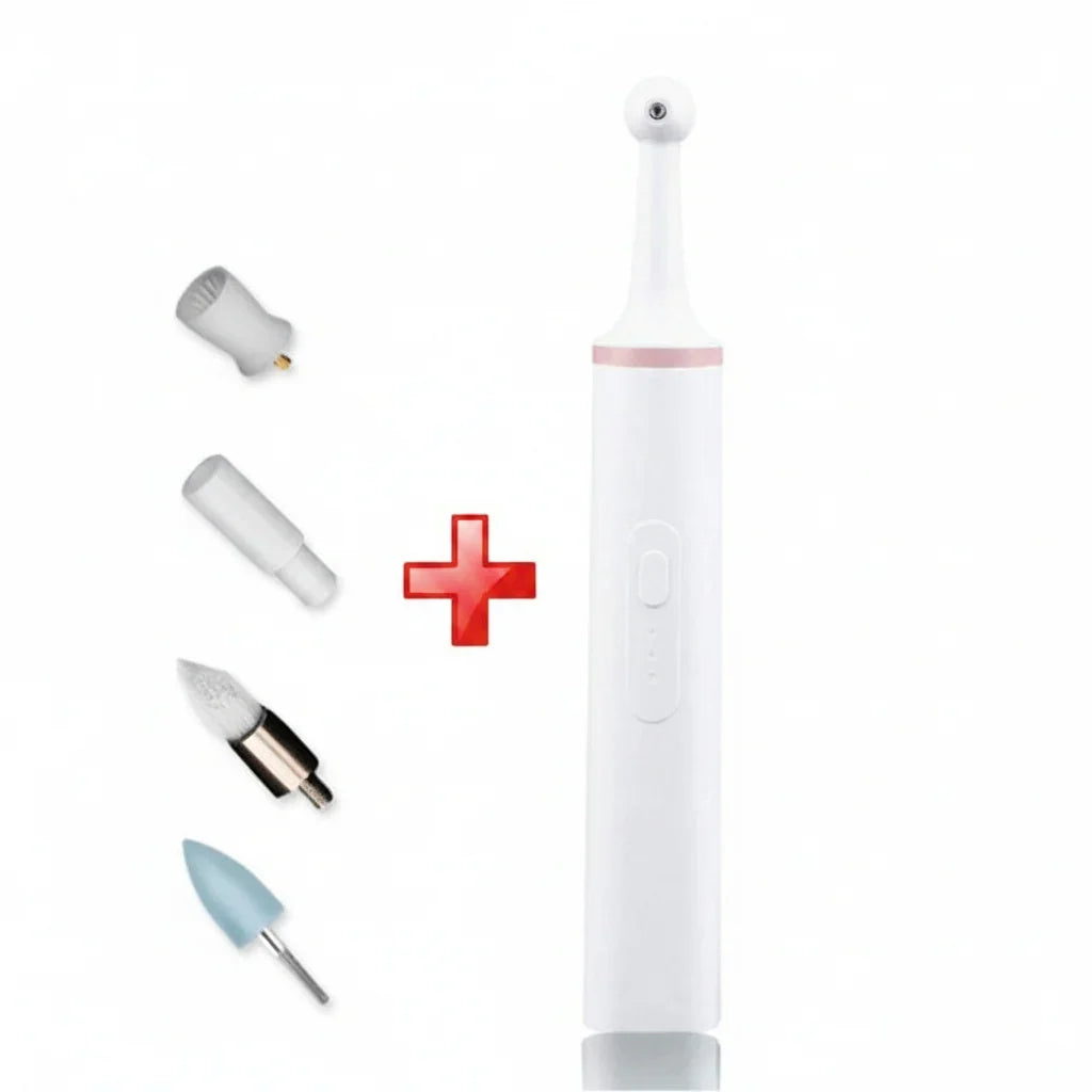 Electric Tartar Remover Rechargeable LED Display 4 Heads