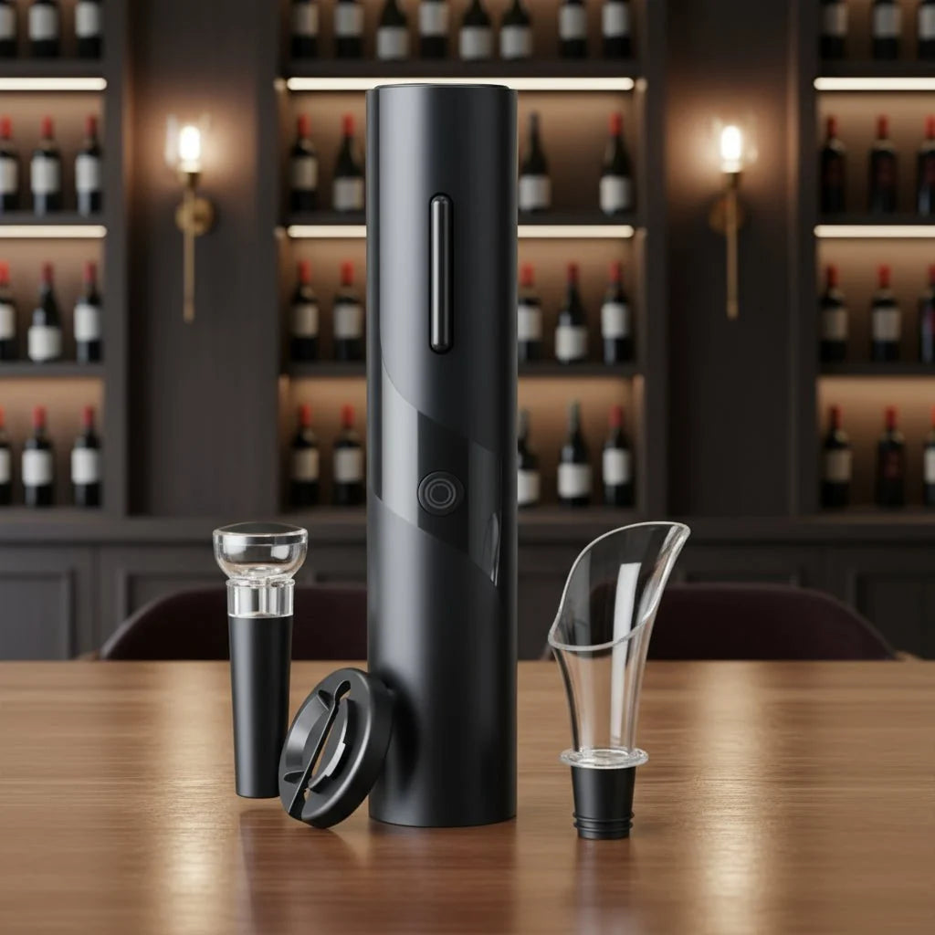 Electric Wine Opener Touch Control Accessory Set