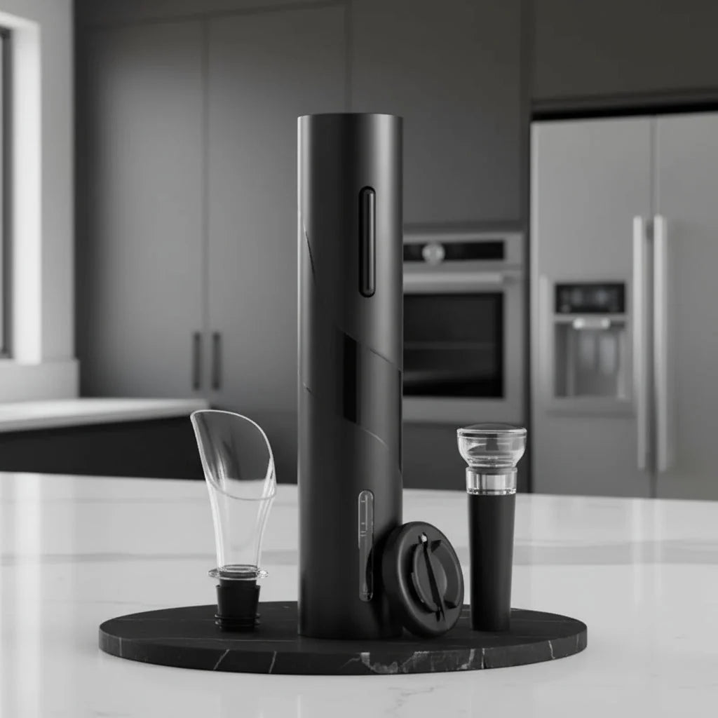 Electric Wine Opener Touch Control Accessory Set
