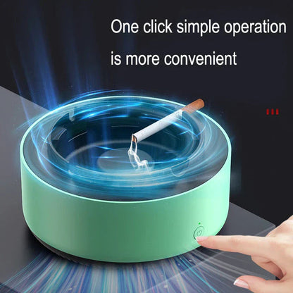Electronic Ashtray Ion Air Purifier Battery-Powered & Portable