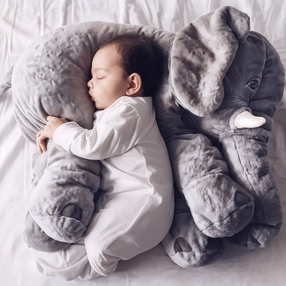 Elephant Pillow Soft Plush PP Cotton Fill Cuddly Comfort