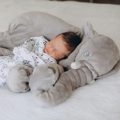 Elephant Pillow Soft Plush PP Cotton Fill Cuddly Comfort