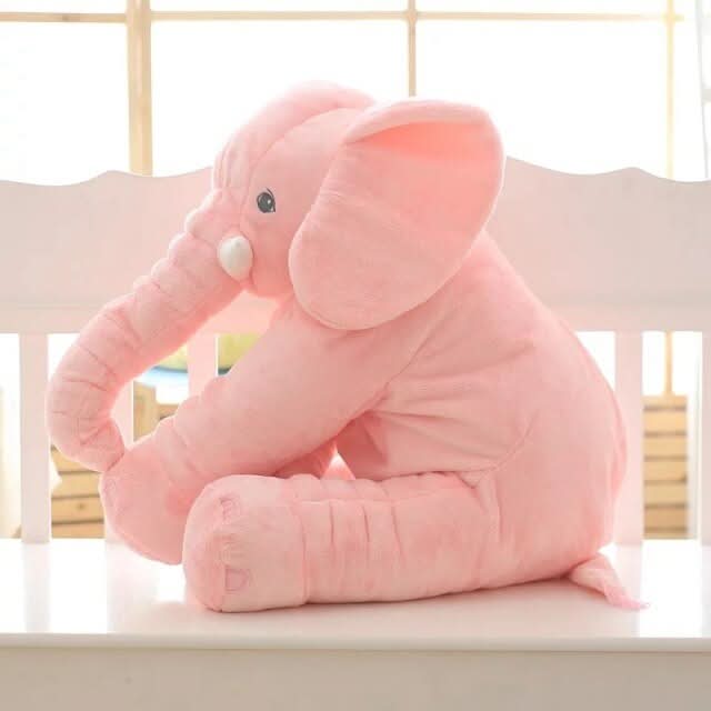 Elephant Pillow Soft Plush PP Cotton Fill Cuddly Comfort