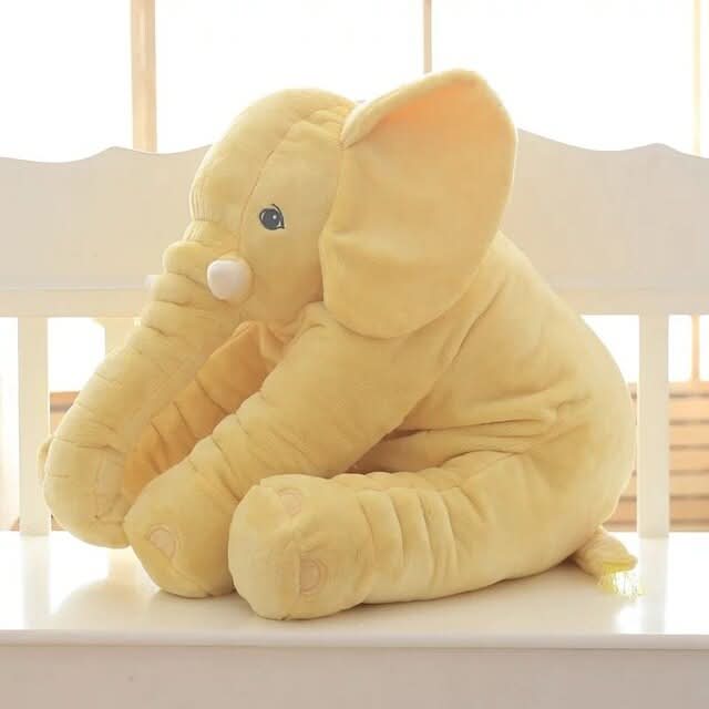 Elephant Pillow Soft Plush PP Cotton Fill Cuddly Comfort