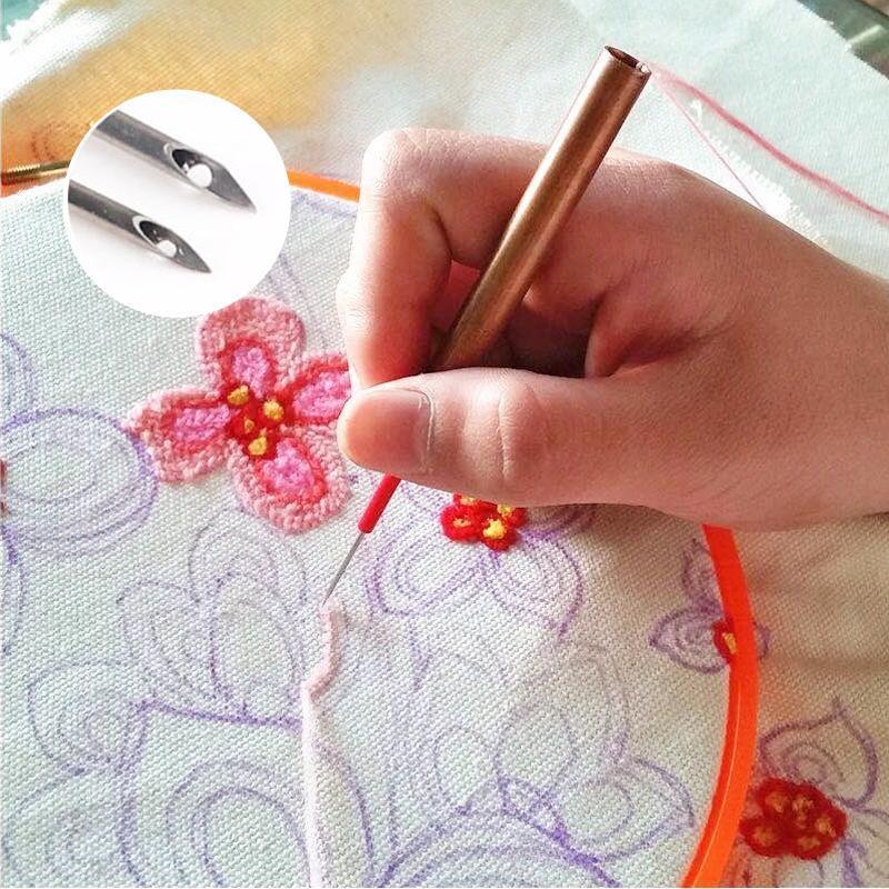 Embroidery Needle Set Color-Coded Smooth Glide Set of 7