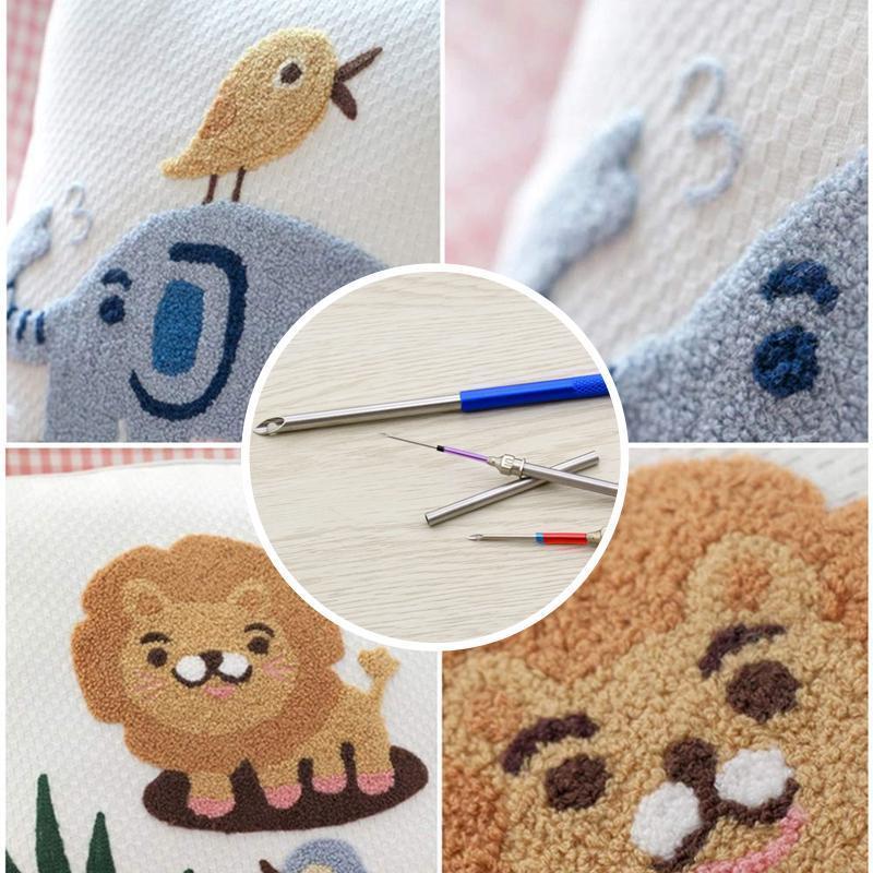 Embroidery Needle Set Color-Coded Smooth Glide Set of 7