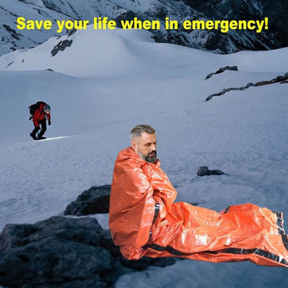 Emergency Blanket Reflective Compact Waterproof & Tear-Resistant