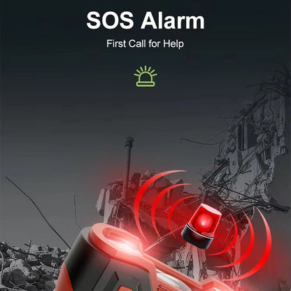 Emergency Radio & Power Bank Solar & Hand Crank Charging